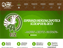 Tablet Screenshot of cooperativaeiz.com